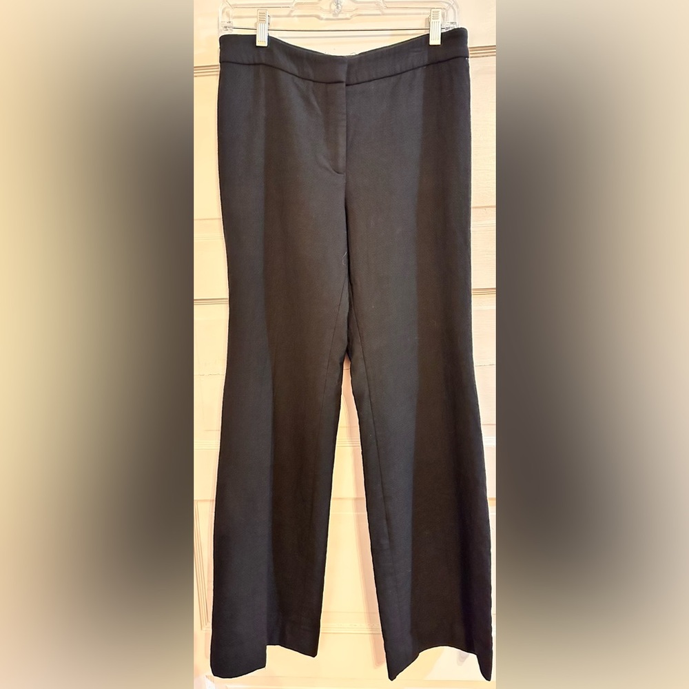 Burberry 95% Virgin Wool Black Size 44 Dress Pants Made in Italy 5% elastine EUC